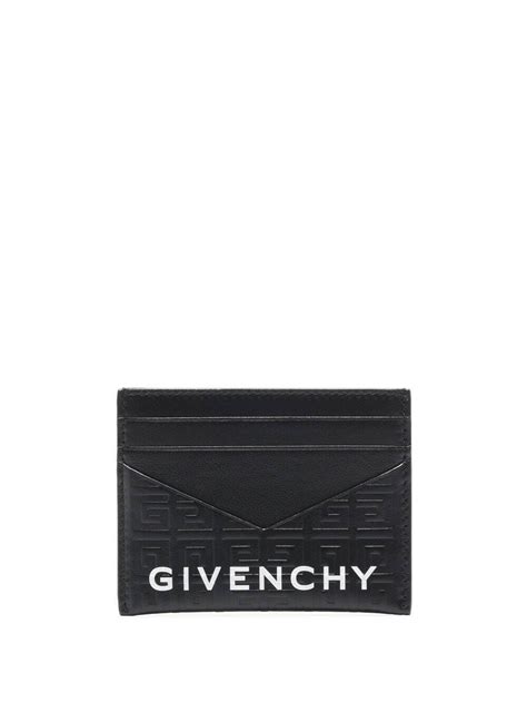 givenchy wing leather card case on a chain|Givenchy Wing Leather Card Case On A Chain In Black/ White.